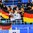 GANGNEUNG, SOUTH KOREA - FEBRUARY 20: Fans cheer on Team Germany after a first period goal against Team Switzerland during qualification playoff round action at the PyeongChang 2018 Olympic Winter Games. (Photo by Matt Zambonin/HHOF-IIHF Images)

